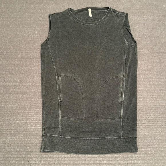 Daily Practice by Anthropologie Dory Tunic Dress, Small, Charcoal/Black - Picture 4 of 5